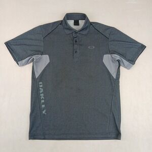 Oakley Small Mens Polo Shirt Golf Stretch Performance Knit 20x26